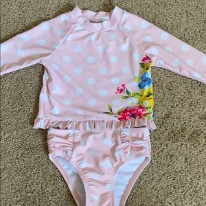 Little me rash guard